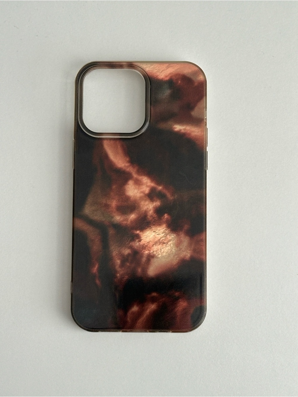 Brown Marble Phone Case — 14 Pro MAX